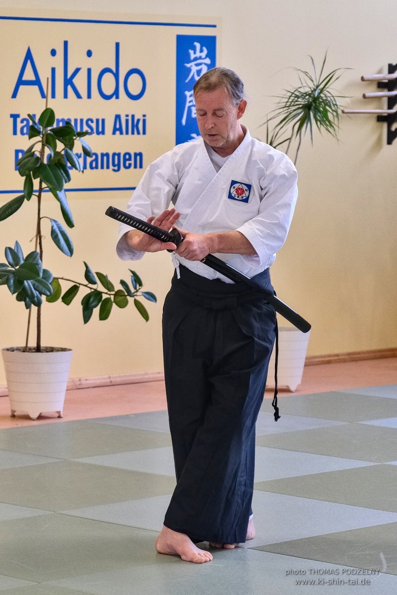 Aikido Tojutsu Seminar Erlangen Thomas Podzelny 27. November 2022