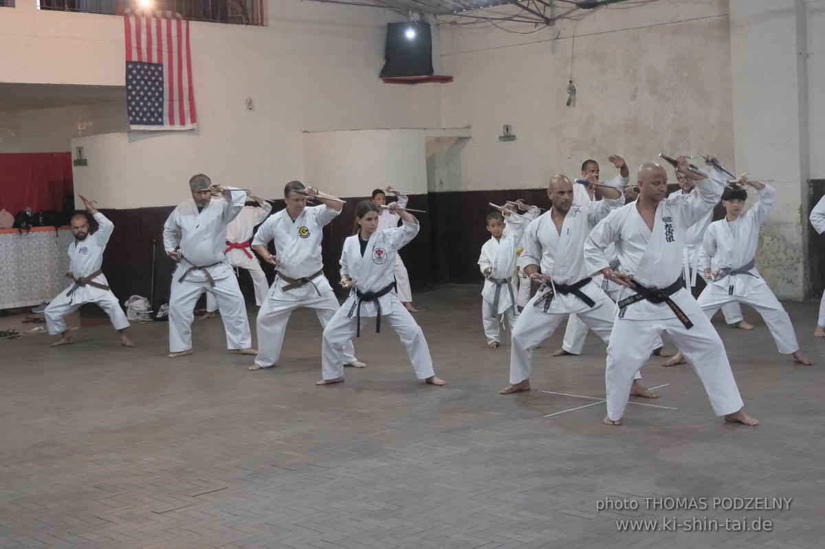 Ryûkyû Kobudô Lehrgang mit Thomas Podzelny in Petropolis/Brasilien 22./23.11.2025