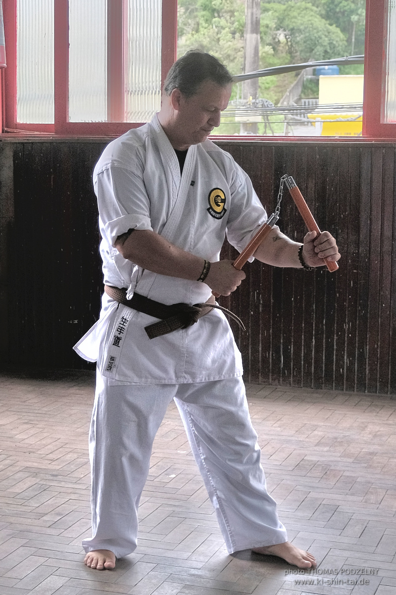 Ryûkyû Kobudô Lehrgang mit Thomas Podzelny in Petropolis/Brasilien 22./23.11.2025