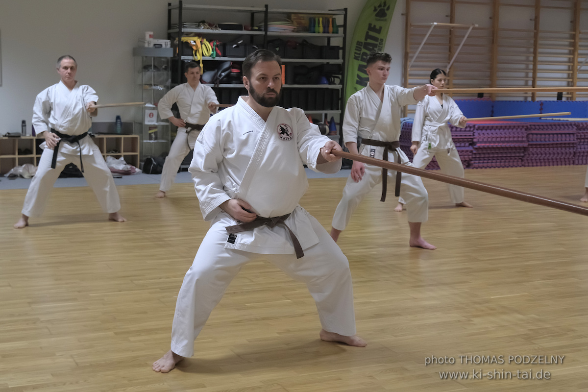 Ryûkyû Kobudô Lehrgang mit Thomas Podzelny 6.Dan in Torun/Polen 16.-18.1.2026