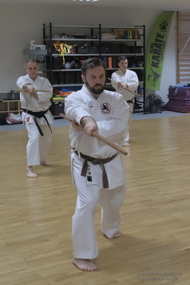 Ryûkyû Kobudô Lehrgang mit Thomas Podzelny 6.Dan in Torun/Polen 16.-18.1.2026