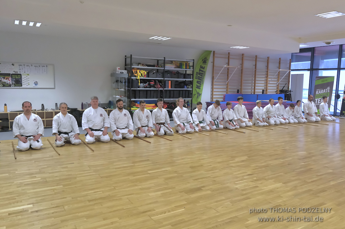 Ryûkyû Kobudô Lehrgang mit Thomas Podzelny 6.Dan in Torun/Polen 16.-18.1.2026