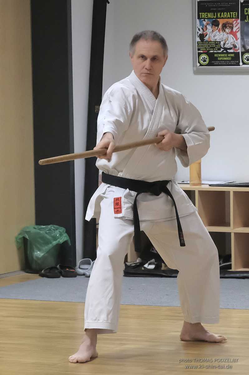 Ryûkyû Kobudô Lehrgang mit Thomas Podzelny 6.Dan in Torun/Polen 16.-18.1.2026
