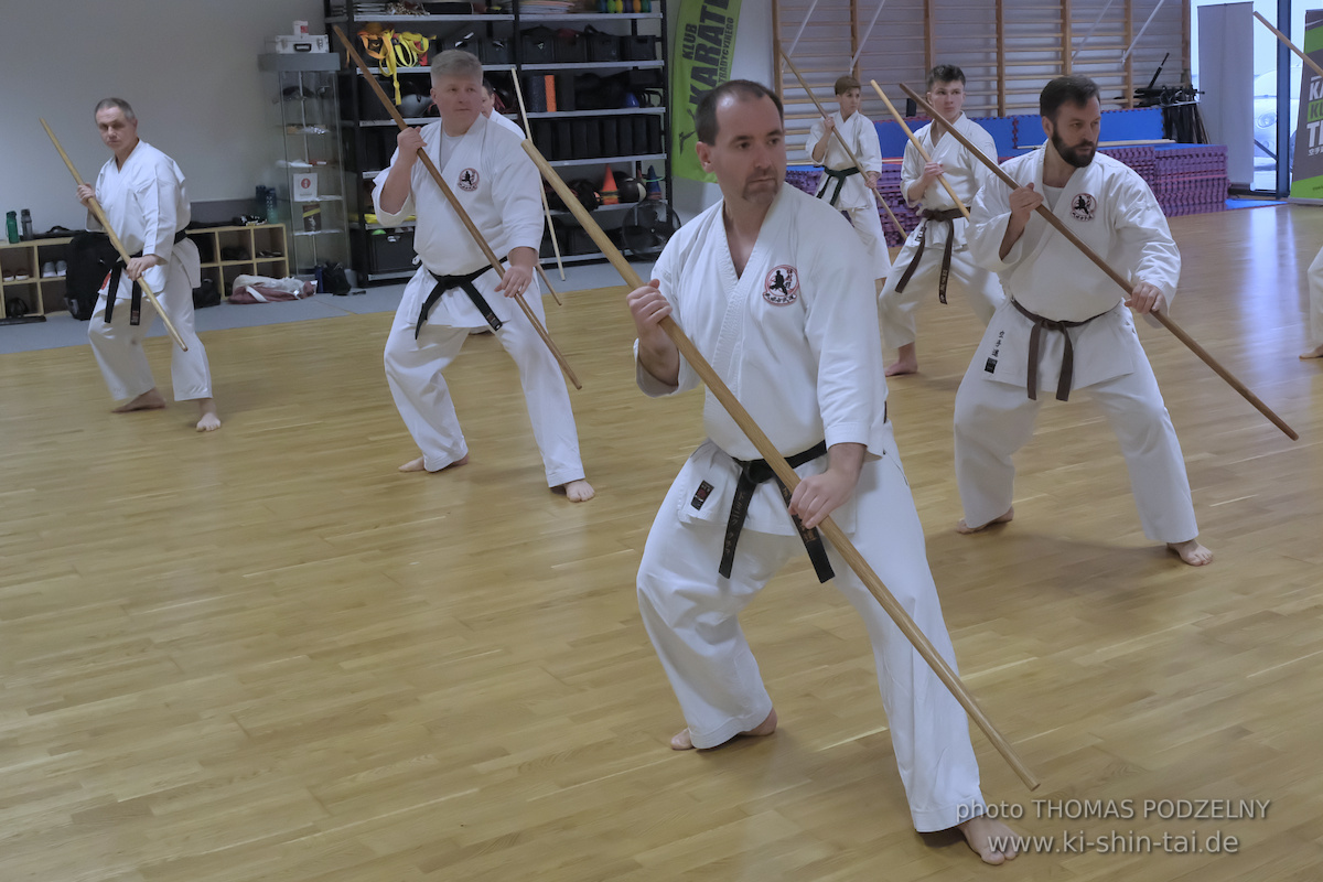 Ryûkyû Kobudô Lehrgang mit Thomas Podzelny 6.Dan in Torun/Polen 16.-18.1.2026