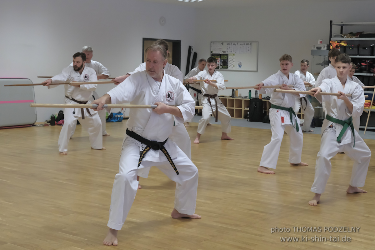 Ryûkyû Kobudô Lehrgang mit Thomas Podzelny 6.Dan in Torun/Polen 16.-18.1.2026