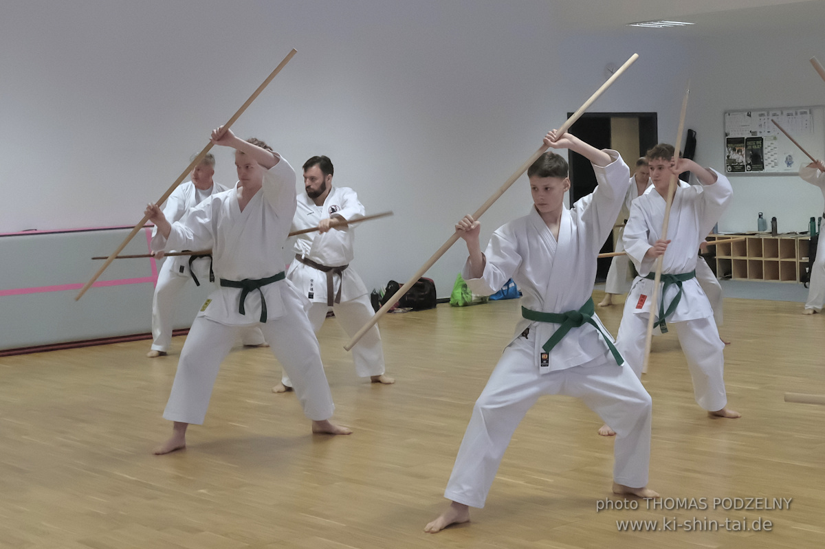 Ryûkyû Kobudô Lehrgang mit Thomas Podzelny 6.Dan in Torun/Polen 16.-18.1.2026