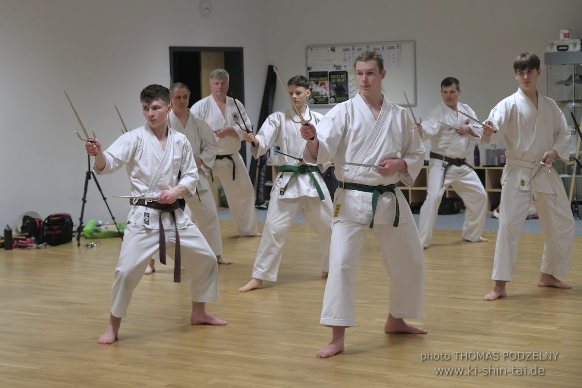 Ryûkyû Kobudô Lehrgang mit Thomas Podzelny 6.Dan in Torun/Polen 16.-18.1.2026