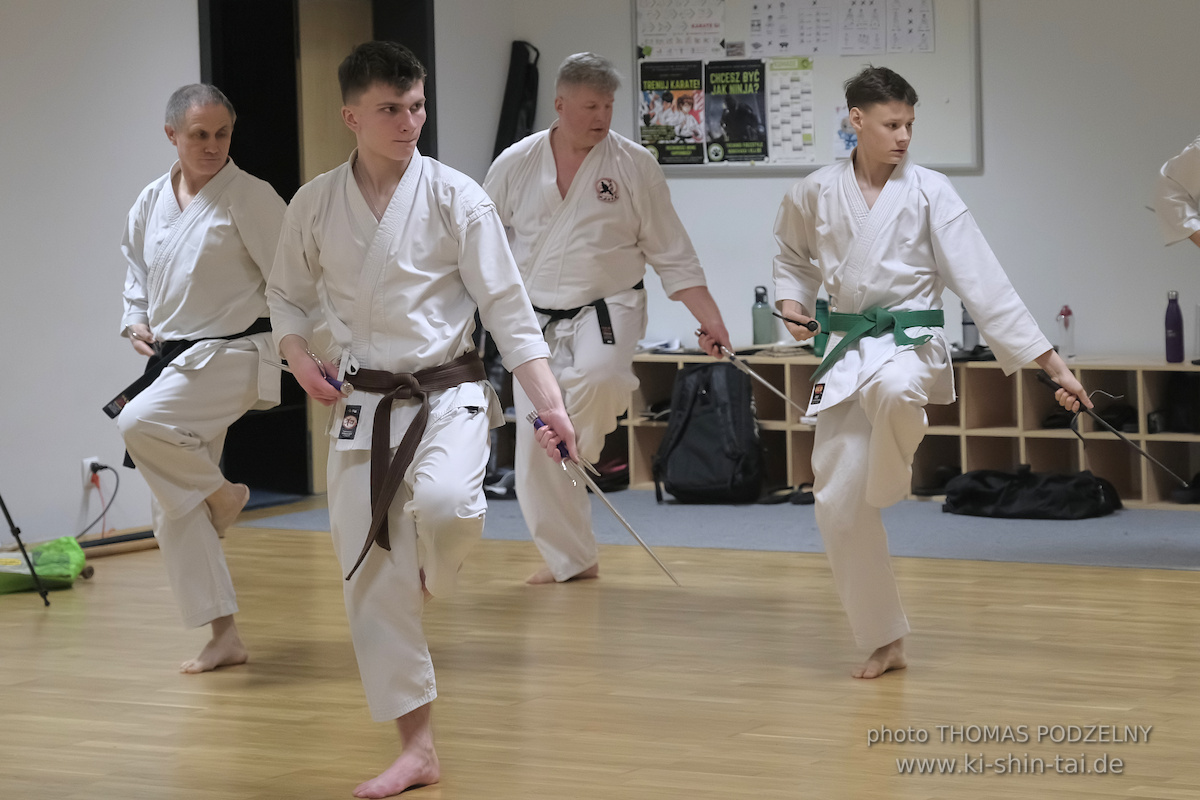 Ryûkyû Kobudô Lehrgang mit Thomas Podzelny 6.Dan in Torun/Polen 16.-18.1.2026