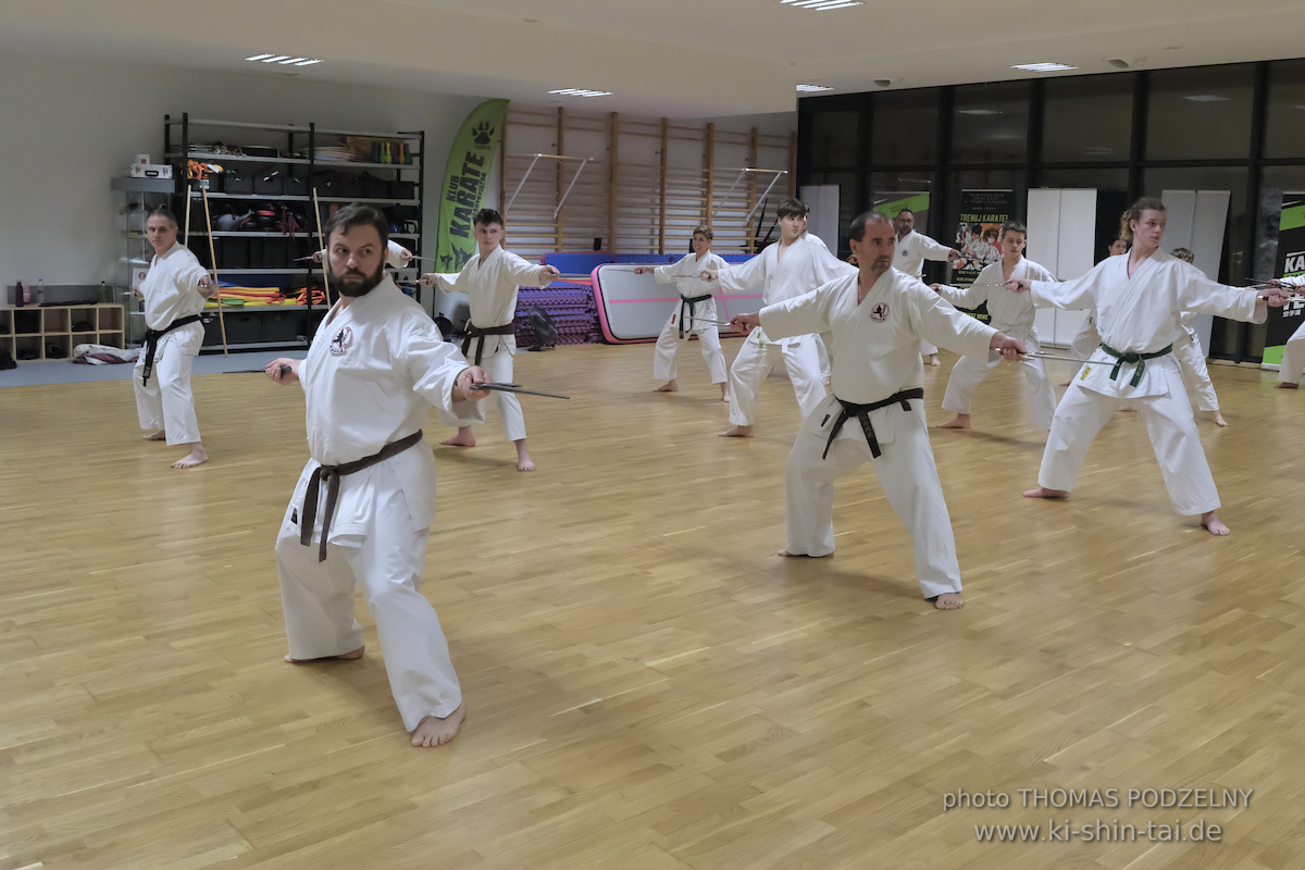 Ryûkyû Kobudô Lehrgang mit Thomas Podzelny 6.Dan in Torun/Polen 16.-18.1.2026
