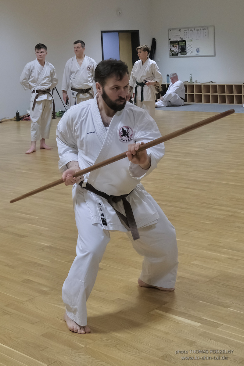 Ryûkyû Kobudô Lehrgang mit Thomas Podzelny 6.Dan in Torun/Polen 16.-18.1.2026