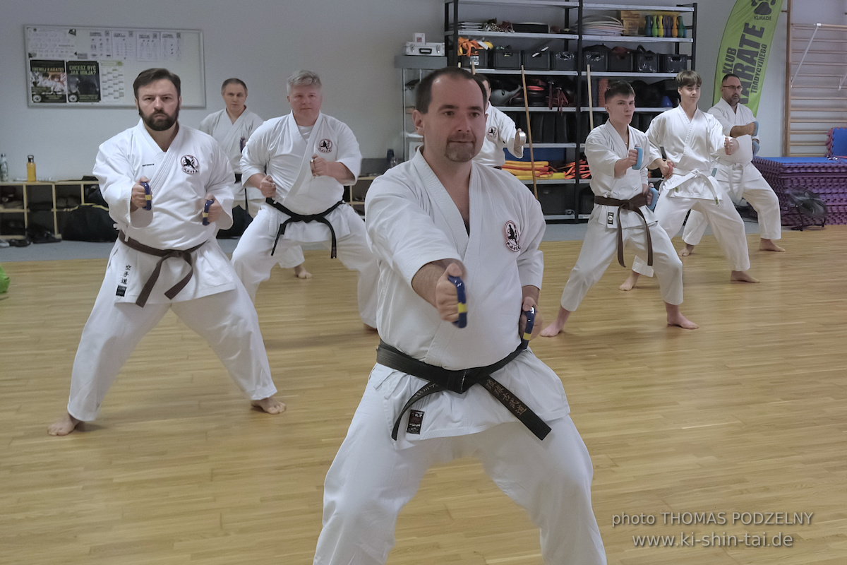 Ryûkyû Kobudô Lehrgang mit Thomas Podzelny 6.Dan in Torun/Polen 16.-18.1.2026
