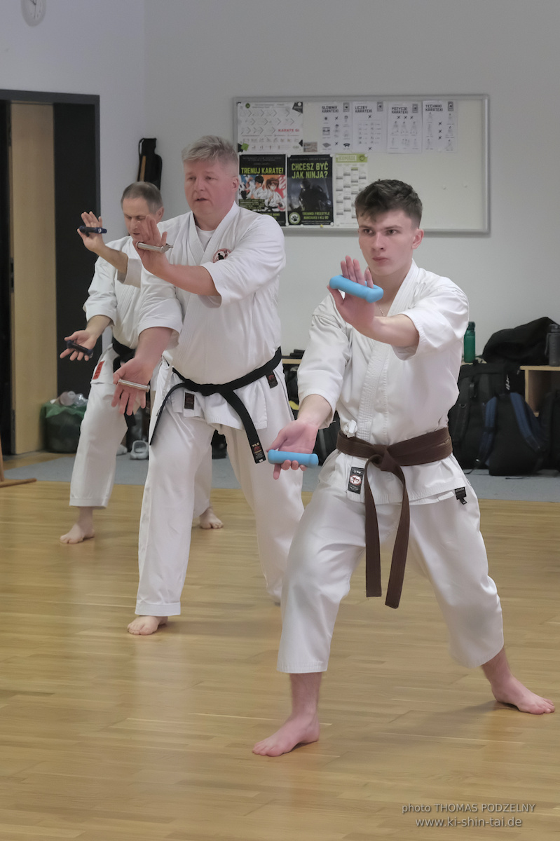 Ryûkyû Kobudô Lehrgang mit Thomas Podzelny 6.Dan in Torun/Polen 16.-18.1.2026