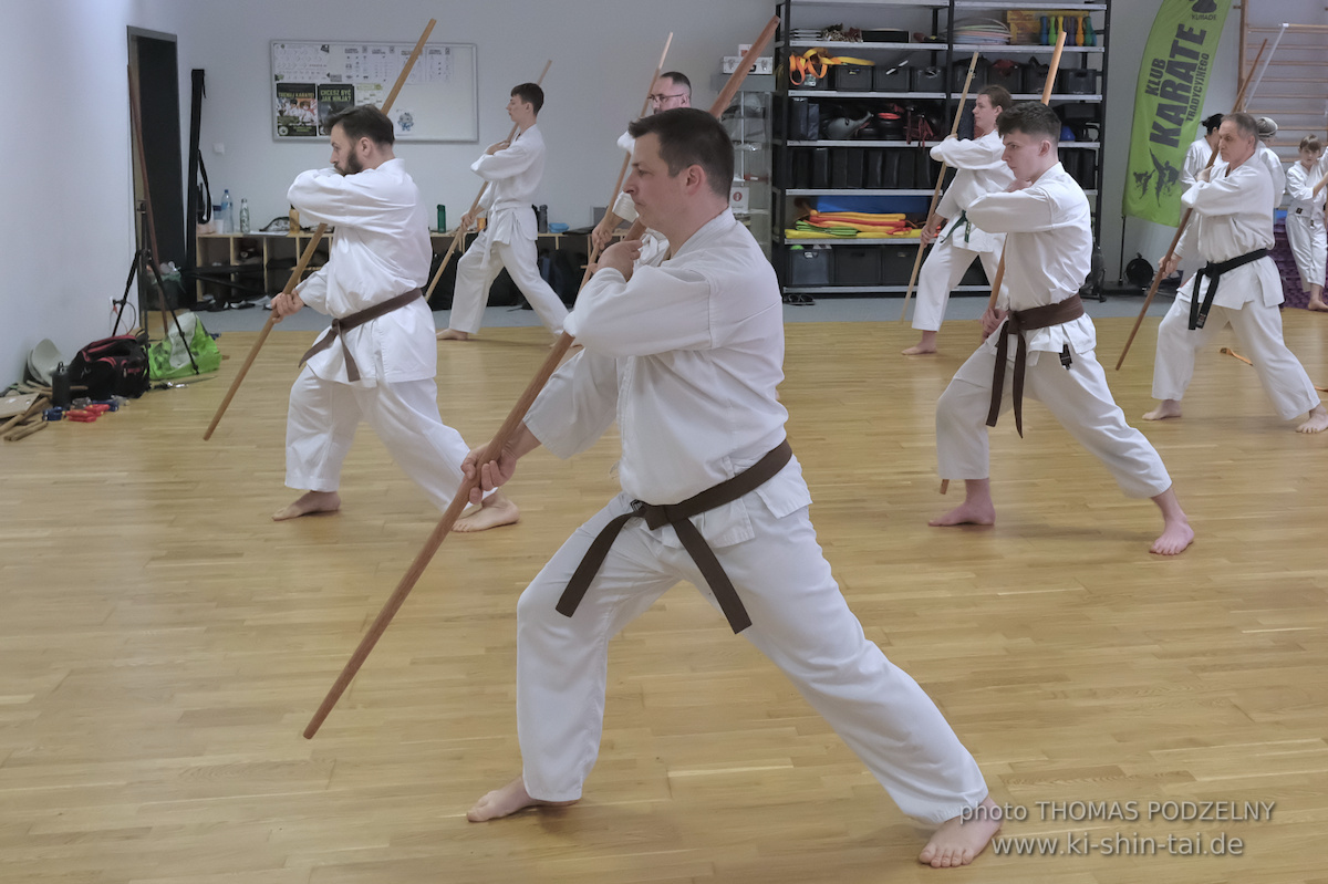 Ryûkyû Kobudô Lehrgang mit Thomas Podzelny 6.Dan in Torun/Polen 16.-18.1.2026