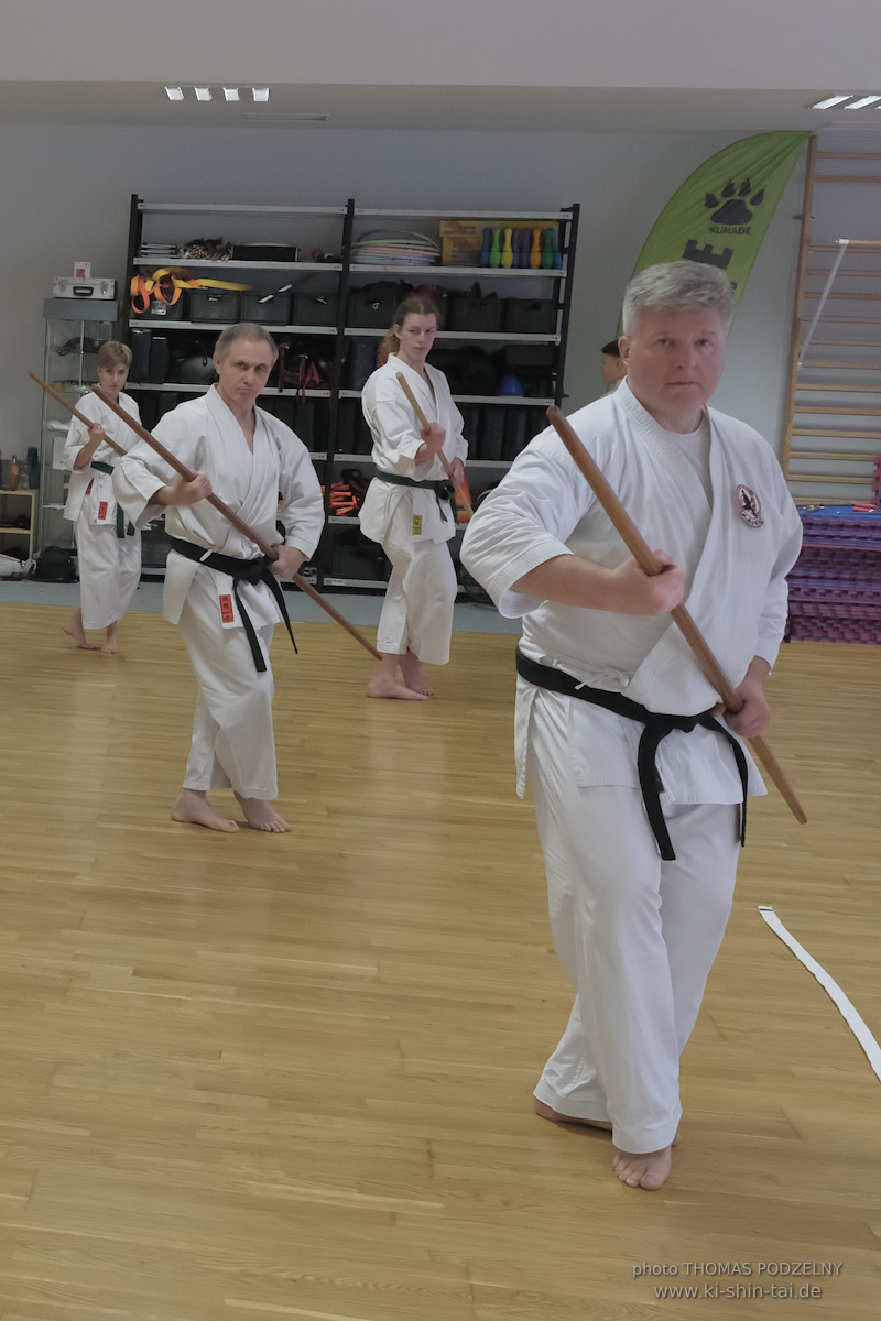 Ryûkyû Kobudô Lehrgang mit Thomas Podzelny 6.Dan in Torun/Polen 16.-18.1.2026