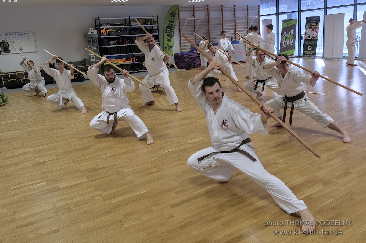 Ryûkyû Kobudô Lehrgang mit Thomas Podzelny 6.Dan in Torun/Polen 16.-18.1.2026