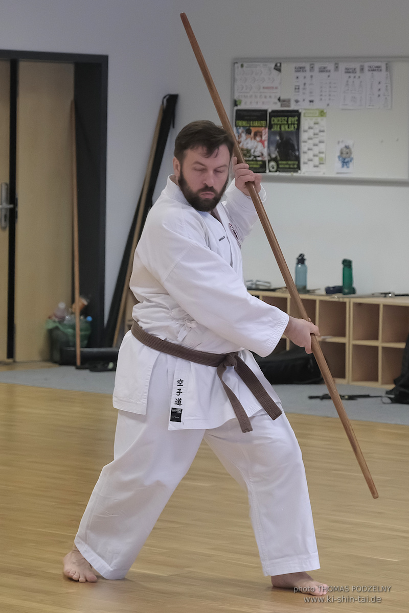 Ryûkyû Kobudô Lehrgang mit Thomas Podzelny 6.Dan in Torun/Polen 16.-18.1.2026