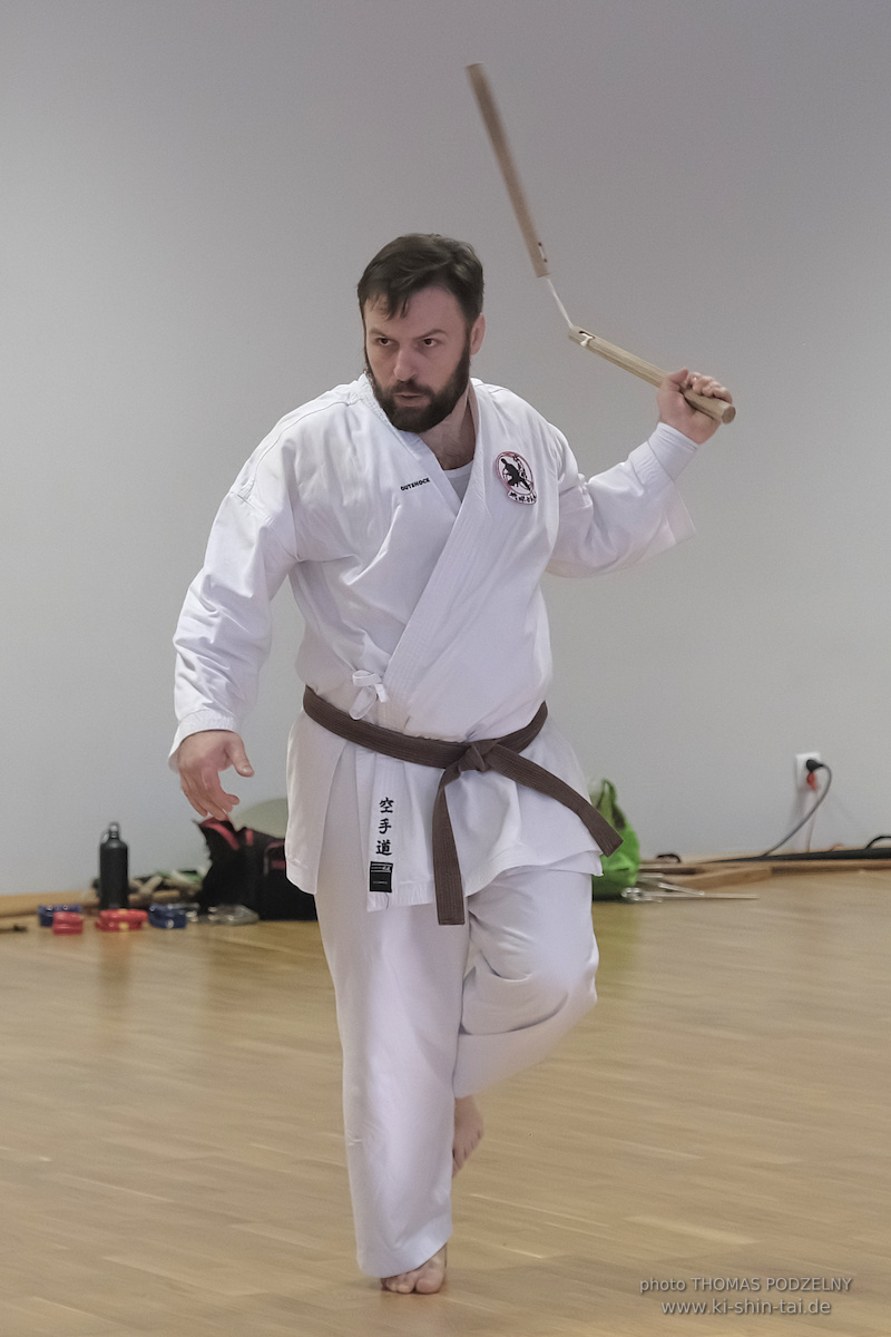 Ryûkyû Kobudô Lehrgang mit Thomas Podzelny 6.Dan in Torun/Polen 16.-18.1.2026