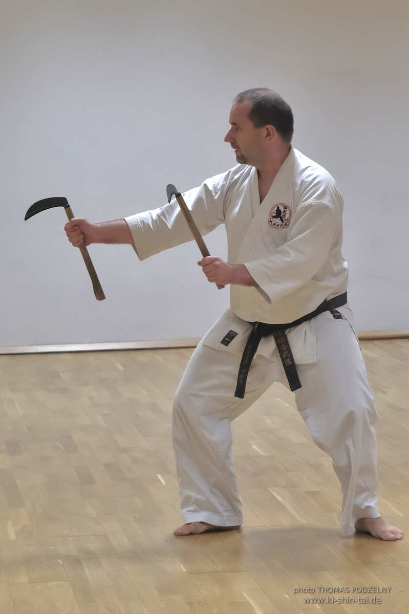 Ryûkyû Kobudô Lehrgang mit Thomas Podzelny 6.Dan in Torun/Polen 16.-18.1.2026