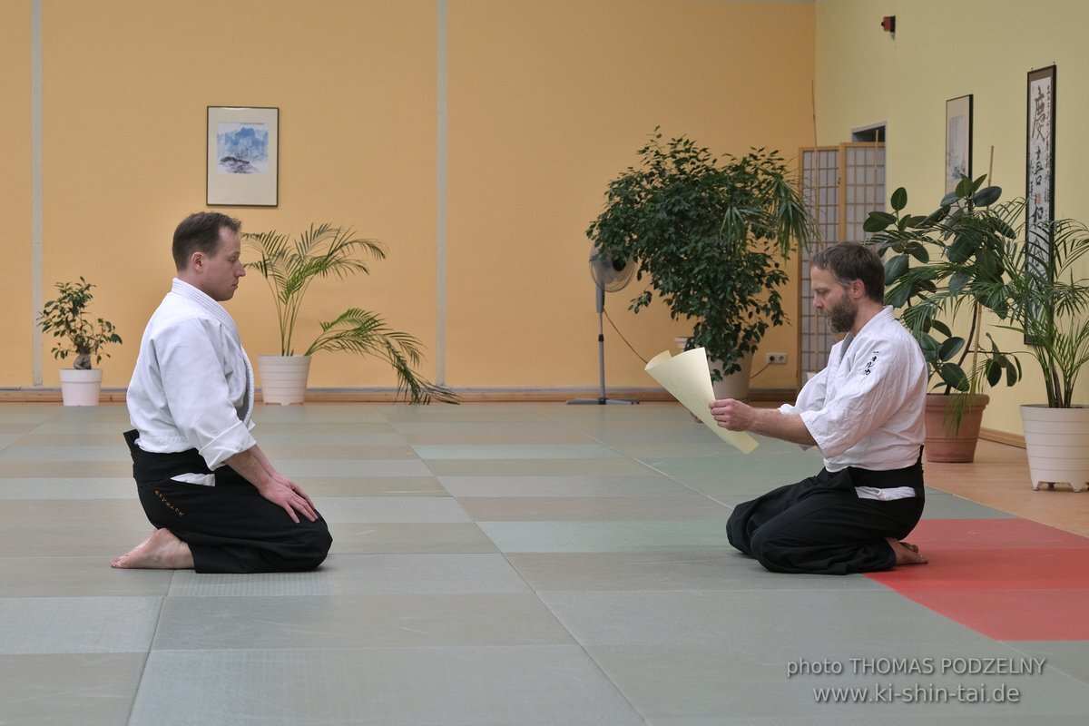 Aikido Lehrgang Volker Hochwald Erlangen 17.-19.3.2023