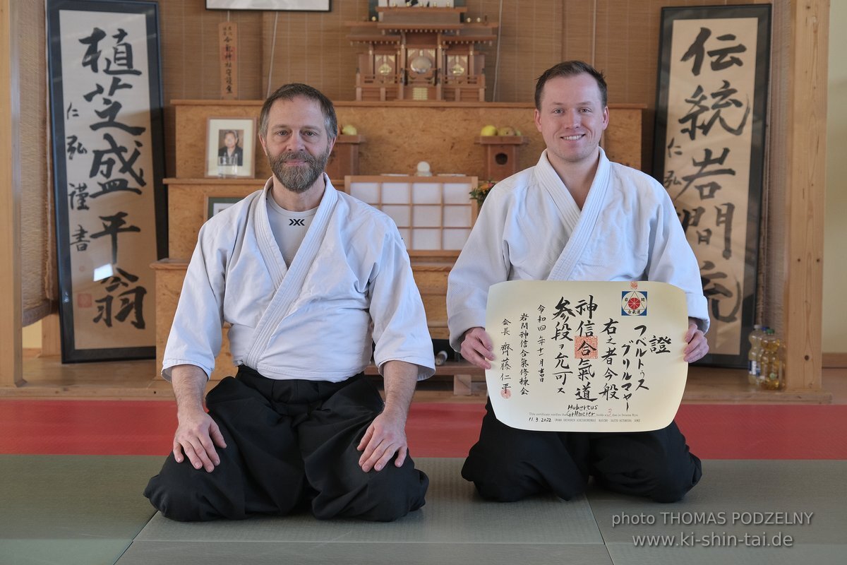 Aikido Lehrgang Volker Hochwald Erlangen 17.-19.3.2023