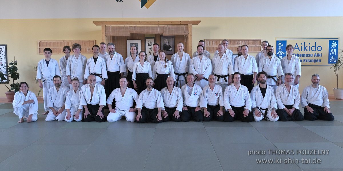 Aikido Lehrgang Volker Hochwald Erlangen 17.-19.3.2023