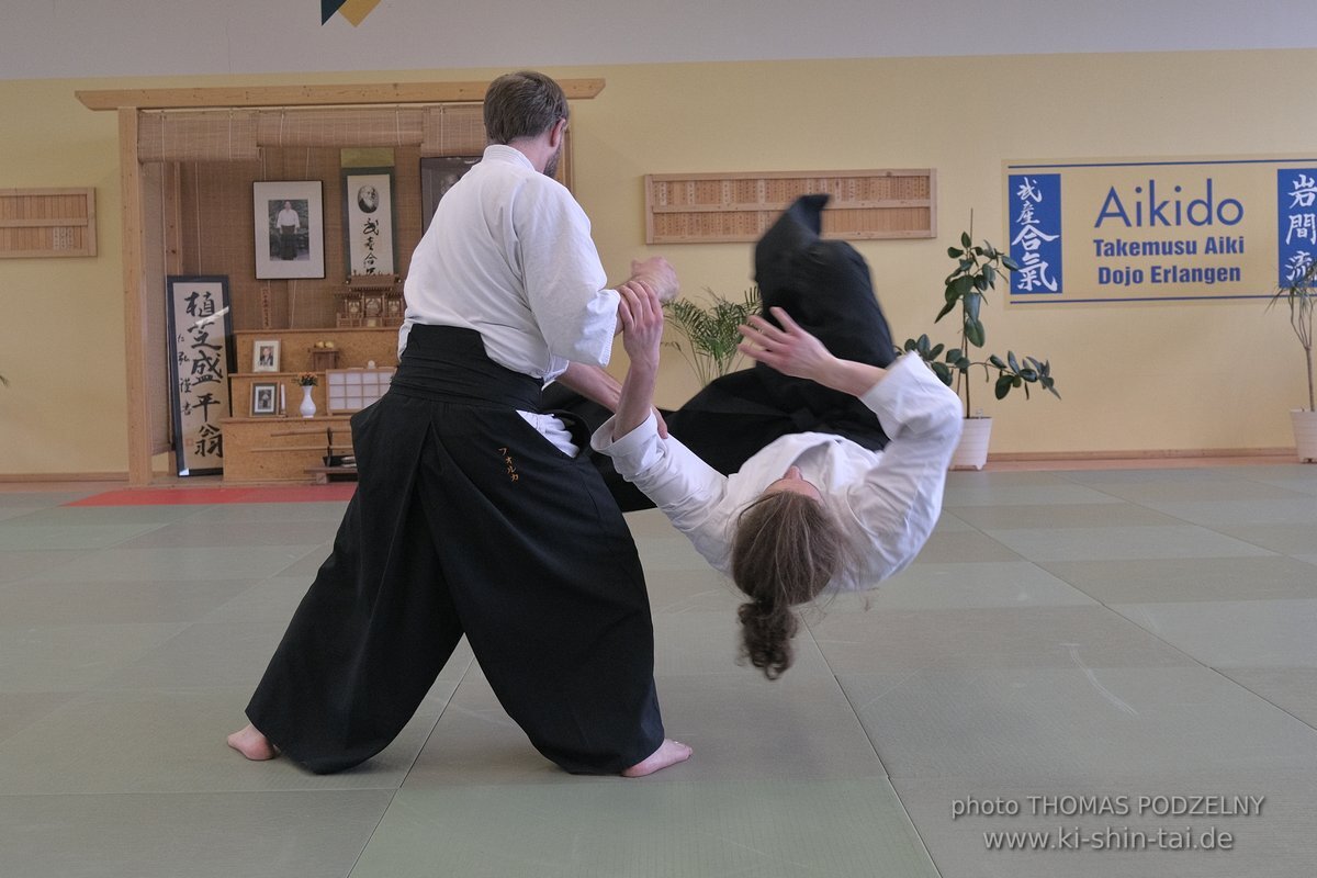 Aikido Lehrgang Volker Hochwald Erlangen 17.-19.3.2023