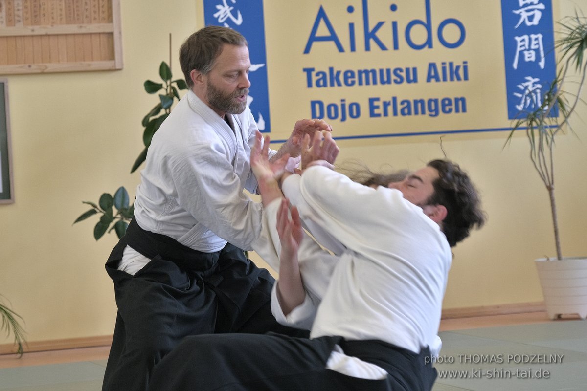 Aikido Lehrgang Volker Hochwald Erlangen 17.-19.3.2023